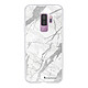 LaCoqueFrançaise Coque Samsung Galaxy S9 Plus 360 intégrale transparente Motif Marbre gris Tendance Coque Samsung Galaxy S9 Plus 360 intégrale transparente Marbre gris Tendance