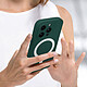 Avizar Coque pour iPhone 14 Pro Max Compatible Magsafe Protection Semi Rigide Soft-Touch  vert foncé pas cher