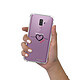 LaCoqueFrançaise Coque Samsung Galaxy S9 Plus anti-choc souple angles renforcés transparente Motif Coeur Noir Amour pas cher
