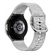 Avizar Bracelet pour Galaxy Watch 5 / 5 Pro / 4 Silicone Texturé Losange  Gris - Bracelet ajustable pour montre connecté, pensé et conçu pour Samsung Galaxy Watch 5 / 5 Pro / 4