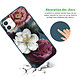 Avis LaCoqueFrançaise Coque iPhone 11 Silicone Liquide Douce bleu nuit Fleurs roses