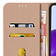 Avizar Étui Samsung Galaxy A72 Protection Porte-carte Fonction Support rose champagne pas cher