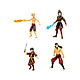 Avatar, le dernier maître de l'air - Pack 4 figurines Final Battle 13 cm Pack de 4 figurines Avatar, le dernier maître de l'air Final Battle 13 cm.