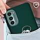 Avis Avizar Coque pour Motorola Moto G62 5G Silicone Soft Touch Finition Mate Anti-trace  vert foncé