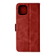 Avizar Étui pour Samsung Galaxy A03 Similicuir Porte-carte Double languette magnétique  Rouge - Etui portefeuille conçue pour votre Samsung Galaxy A03