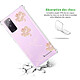 Avis LaCoqueFrançaise Coque Samsung Galaxy S20 FE Silicone antichocs Solides coins renforcés  transparente Motif Fleurs Blanches