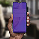 Acheter Avizar Housse Samsung Galaxy A10s Clapet Translucide Design Miroir Support Vidéo violet