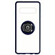 Avizar Coque pour Samsung Galaxy S10 Bi-matière Bague Métallique Support Vidéo  bleu - Coque de protection avec un anneau de maintien conçue spécialement pour votre Samsung Galaxy S10