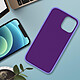 Avizar Coque Apple iPhone 12 Pro Max Semi-rigide Soft Touch Compatible QI violet pas cher