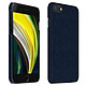 Avizar Coque iPhone SE 2022 / 2020 et 8 / 7 Rigide Finition Tissu Anti-traces bleu - Son revêtement en tissu offre une touche unique à votre mobile.