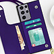 Avis Avizar Coque Cordon Samsung Galaxy S21 Ultra Multifonction avec Lanière violet