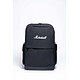 Marshall - Sac à dos avec compartiment pc - contenance 24L - noir et logo blanc Sac pratique, polyvalent, stylé et robuste