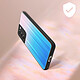 Avis Avizar Coque Samsung Galaxy S21 Bi-matière Holographique Brillant Légère Rose et bleu