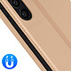 Avizar Étui pour Samsung Galaxy S23 FE Porte-carte Support Vidéo Clapet Magnétique  Rose Gold pas cher