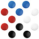 HERLITZ Blister 10 aimants ronds diamètre 30 mm coloris Assortis noir rouge bleu blanc Aimants pour tableau