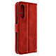 Avizar Étui pour Sony Xperia 10 V Portefeuille Fonction Support vidéo  Rouge - Étui folio portefeuille, issu de la collection Prestifold, conçu pour votre Sony Xperia 10 V