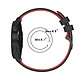 Avizar Bracelet pour Huawei Watch GT3 46mm Silicone BiColore Texturé Noir / Rouge pas cher