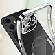 Avizar Coque MagSafe pour iPhone 11 Silicone Protection Caméra  Contour Chromé Argent pas cher