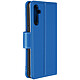 Avizar Étui pour Samsung Galaxy A54 5G Portefeuille Multi-compartiments Support Vidéo  Bleu - Étui en éco-cuir bleu, de la série Versa Cover, spécifiquement conçu pour Samsung Galaxy A54 5G