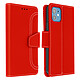Avizar Housse Apple iPhone 12 Mini Étui Folio Portefeuille Fonction Support rouge Housse portefeuille, Collection Vito, spécialement conçue pour Apple iPhone 12 Mini