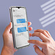 Acheter Avizar Coque Intégrale pour Samsung Galaxy A14 5G et 4G Arrière Rigide et Avant Souple Transparent