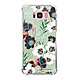 LaCoqueFrançaise Coque Samsung Galaxy S8 Plus Silicone antichocs Solides coins renforcés  transparente Motif Fleurs vert d'eau Coque Samsung Galaxy S8 Plus Silicone antichocs Solides coins renforcés Protection Housse transparente Fleurs vert d'eau