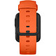 Avizar Bracelet pour Xiaomi Mi Watch Lite / Redmi Watch Silicone Soft touch Premium Orange Ajustable par Boucle Ardillon - Un bracelet en nylon tissé conçu pour Xiaomi Mi Watch Lite et Xiaomi Redmi Watch