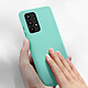 Acheter Avizar Coque Samsung Galaxy A72 Silicone Semirigide Finition Soft Touch Fine Turquoise