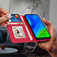 Avizar Housse Huawei P smart 2020 Étui Folio Porte carte Support Vidéo - rose pas cher