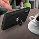 Acheter Avizar Coque Samsung Galaxy M10 Bi matière Rigide et souple Bague Support noir