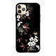 LaCoqueFrançaise Coque iPhone 11 Pro Silicone Liquide Douce noir Fleurs Sauvages Coque iPhone 11 Pro Silicone Liquide Douce noir Fleurs Sauvages