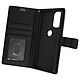 Avizar Housse pour Motorola Moto G62 5G, G31 et G41 Aspect Grainé Clapet Portefeuille Stand Vidéo  noir - Revêtement en simili cuir pour un rendu élégant