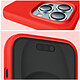 Acheter Moxie Coque pour iPhone 15 Pro Semi-rigide Intérieur Microfibre Rouge