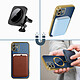 Acheter Avizar Coque MagSafe pour iPhone 12 Silicone Protection Caméra  Contour Chromé Or