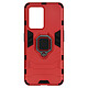 Avizar Coque pour Realme GT 2 Pro Hybride Antichoc Bague Métallique Support  Rouge - Coque Ring spécialement conçue pour votre Realme GT 2 Pro