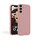 Jaym Coque pour Samsung Galaxy S23 Premium Silicone Microfibre Rose Coque conçue sur mesure pour Samsung Galaxy S23