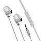 Mooov 493162 - Ecouteurs intra auriculaire avec micro 1,2 m - gris Ecouteurs intra auriculaire avec micro 1,2 m - gris