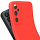 Avizar Coque pour Samsung Galaxy S23 FE Silicone Mat Protection Caméra Rouge pas cher