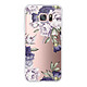 LaCoqueFrançaise Coque Samsung Galaxy S7 Edge 360 intégrale transparente Motif Pivoines Violettes Tendance Coque Samsung Galaxy S7 Edge 360 intégrale transparente Pivoines Violettes Tendance