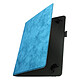 Avizar Étui pour Tablette 10 pouces Universel Simili cuir Design marbre Support vidéo  Bleu Étui mixant praticité et élégance, avec une compatibilité étendue pour votre tablette