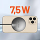 Avis Satechi Chargeur MagSafe iPhone 7.5W Charge Rapide Câble USB-C 1.5m  Gris / Blanc