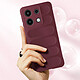 Avis Avizar Coque pour Xiaomi Redmi Note 13 4G Antichoc Silicone Motif texturé 3D Bordeaux