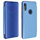 Avizar Housse Honor 8A et Huawei Y6 2019 / Y6S Miroir Clapet translucide Support bleu - Design élégant avec une effet miroir pour un rendu unique, Bleu.