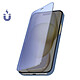 Avizar Étui Clear View pour iPhone 15 Pro Max Clapet Miroir Fonction Support  Bleu pas cher