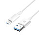 Avizar Cable Micro-USB Charge et Transfert De Données Intensité 1A Longueur 1.5m  Blanc - Un câble de charge USB vers Micro-USB pour recharger et synchroniser votre iPhone ou iPad à la maison comme au déplacement