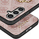 Guess Coque pour Samsung Galaxy S23 FE Bi-matière Antichoc Design Élégant Rose Poudré pas cher