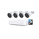Foscam - Kit vidéosurveillance IP 4 caméras KIT-4-FN8108H-S41-HDD
