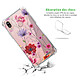 Avis Evetane Coque Huawei P20 Lite anti-choc souple angles renforcés transparente Motif Fleurs Multicolores