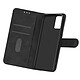 Avizar Étui Xiaomi Mi 11i / Xiaomi Poco F3 Protection Porte-carte Fonction Support noir - Compartiments dédiés intégrés à la doublure du clapet pour y glisser vos cartes et billets