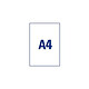 Acheter AVERY C9421 - 6 stickers transparents, A4, mat, jet d'encre